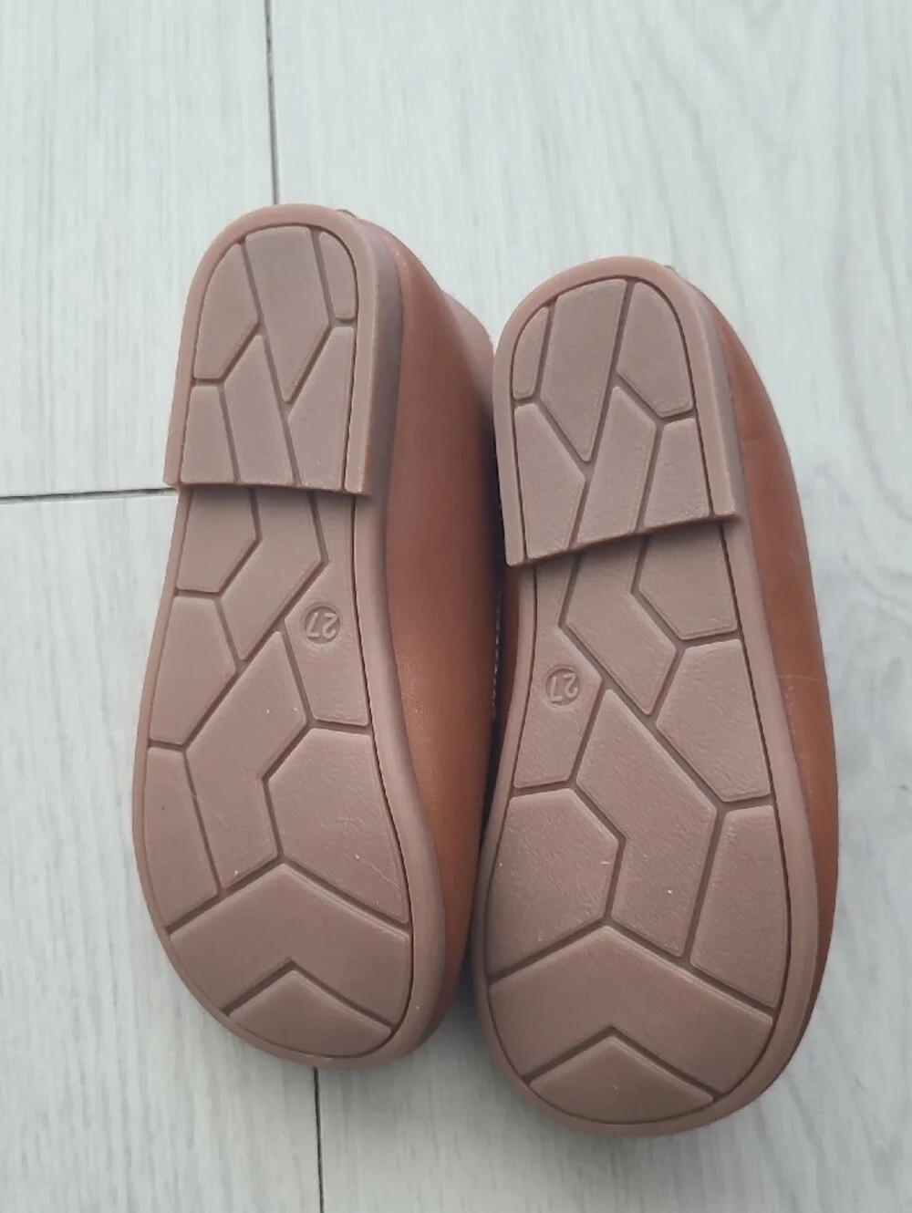 Children's Brown Slip-On Moccasins by